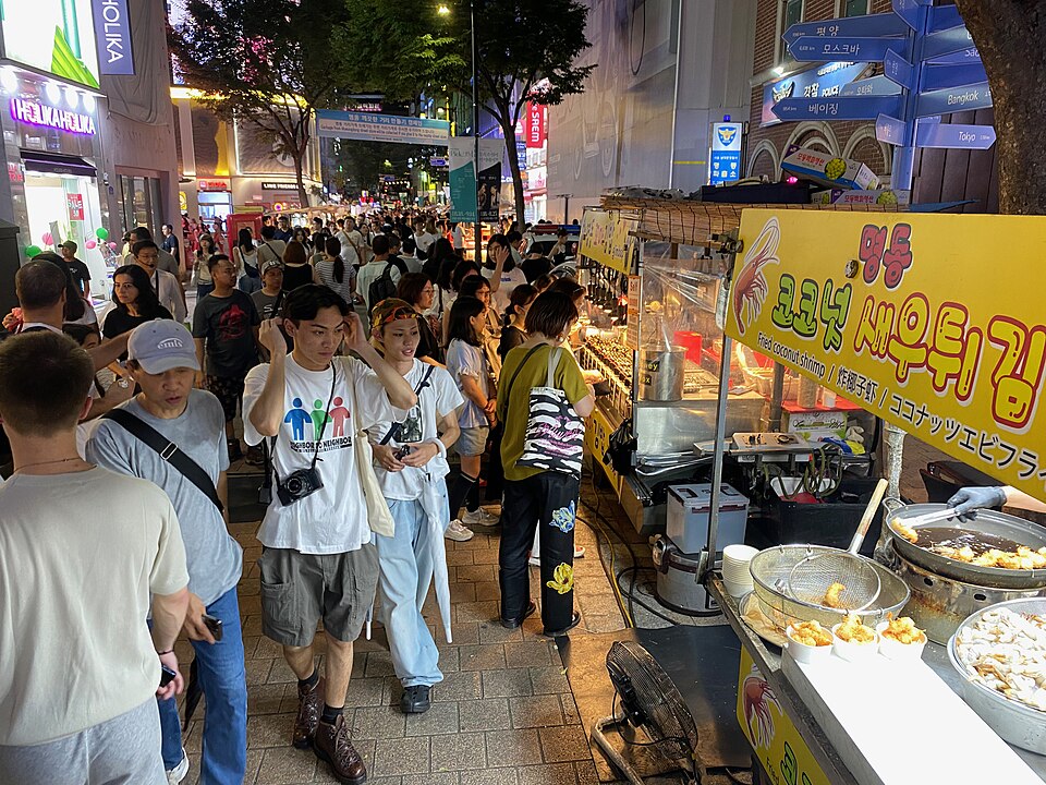 ソウル・市街と韓国料理のイメージ